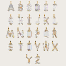 Load image into Gallery viewer, Diamond letter necklace
